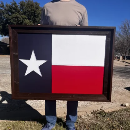 Framed Texas Flag - Image 6