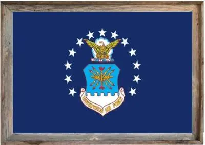Framed Air Force Flag