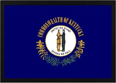 Framed Kentucky Flag 3 Framed Kentucky Flag - Image 3