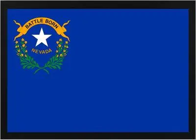 Framed Nevada Flag 3 Framed Nevada Flag - Image 3