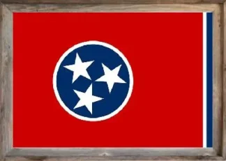 Framed Tennessee Flag