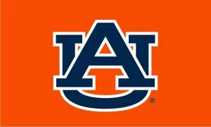 Auburn University with Orange Background