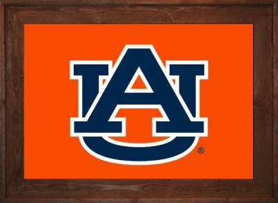 Framed Orange Auburn Flag 2 Framed Orange Auburn Flag - Image 2