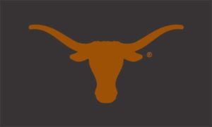 Orange Horns with Black Background