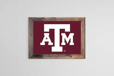 Framed Texas Aggie Flag 4 Framed Texas Aggie Flag - Image 4