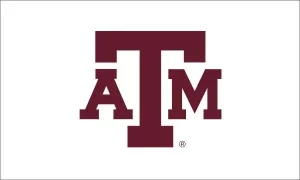 White Texas A&M Flag