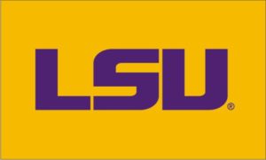 Yellow LSU Flag