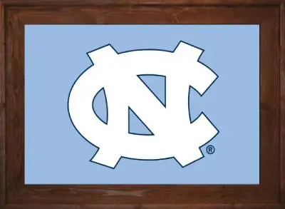 Framed North Carolina University Flag 2 Framed North Carolina University Flag - Image 2