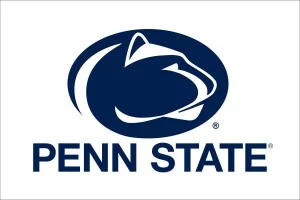 White Penn State University Flag Image