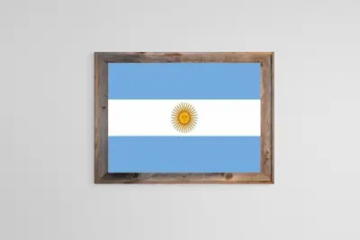 Framed Argentina Flag 4 Framed Argentina Flag - Image 4