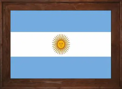 Framed Argentina Flag 2 Framed Argentina Flag - Image 2