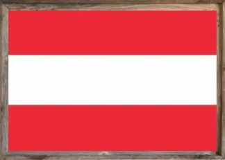 Framed Austria Flag