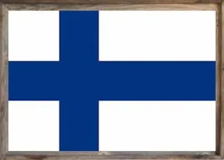 Framed Finland Flag