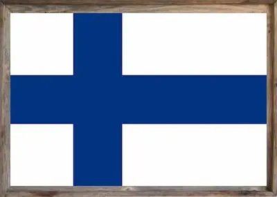 Framed Finland Flag