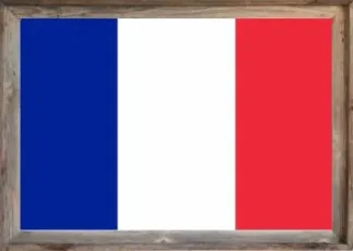Framed French Flag