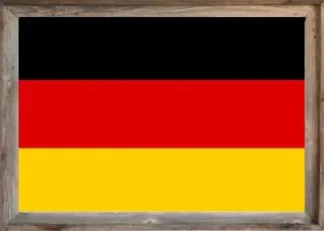 Framed German Flag