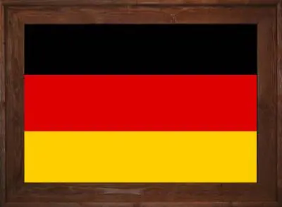 Framed German Flag 2 Framed Germany Flag Dark