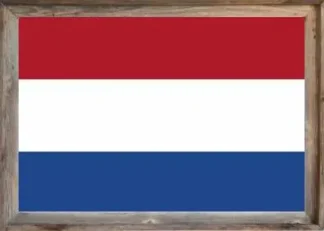 Framed Netherlands Flag
