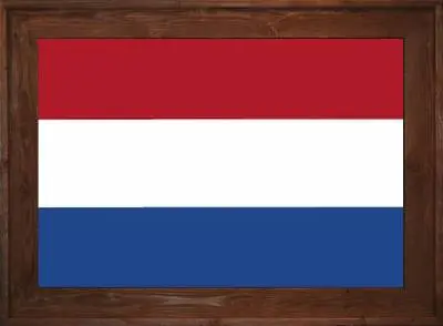 Framed Netherlands Flag 2 Framed Netherlands Flag Dark