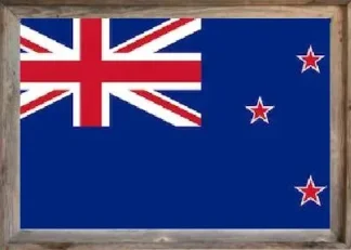 Framed New Zealand Flag
