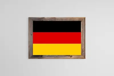 Framed German Flag 3 Germany Flag Natural Setting