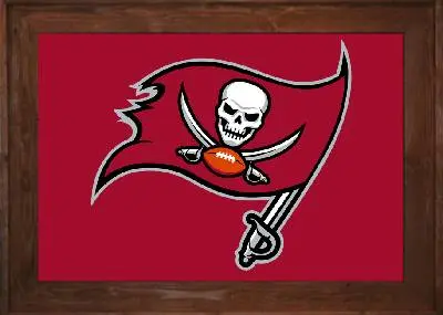 Framed Tampa Bay Buccaneers Flag 3x5 3 Framed Tampa Bay Buccaneers Flag 3x5 - Image 3