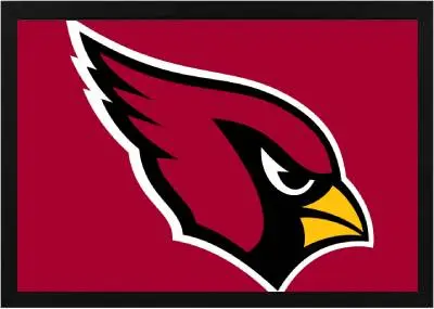 Framed Arizona Cardinals Flag 2 Framed Arizona Cardinals Flag - Image 2