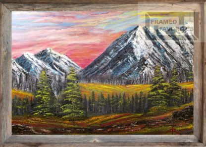 Framed Majestic Mountains Print