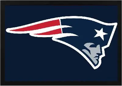 Framed New England Patriots Flag 2 Framed New England Patriots Flag - Image 2