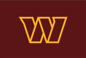 Framed Washington Commanders Flag 3x5 4 Washington Commanders Logo