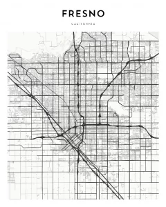 Fresno Map