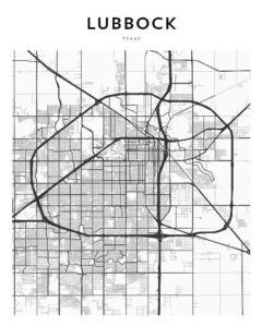 Lubbock Map