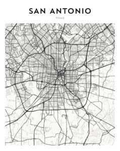 San Antonio Map