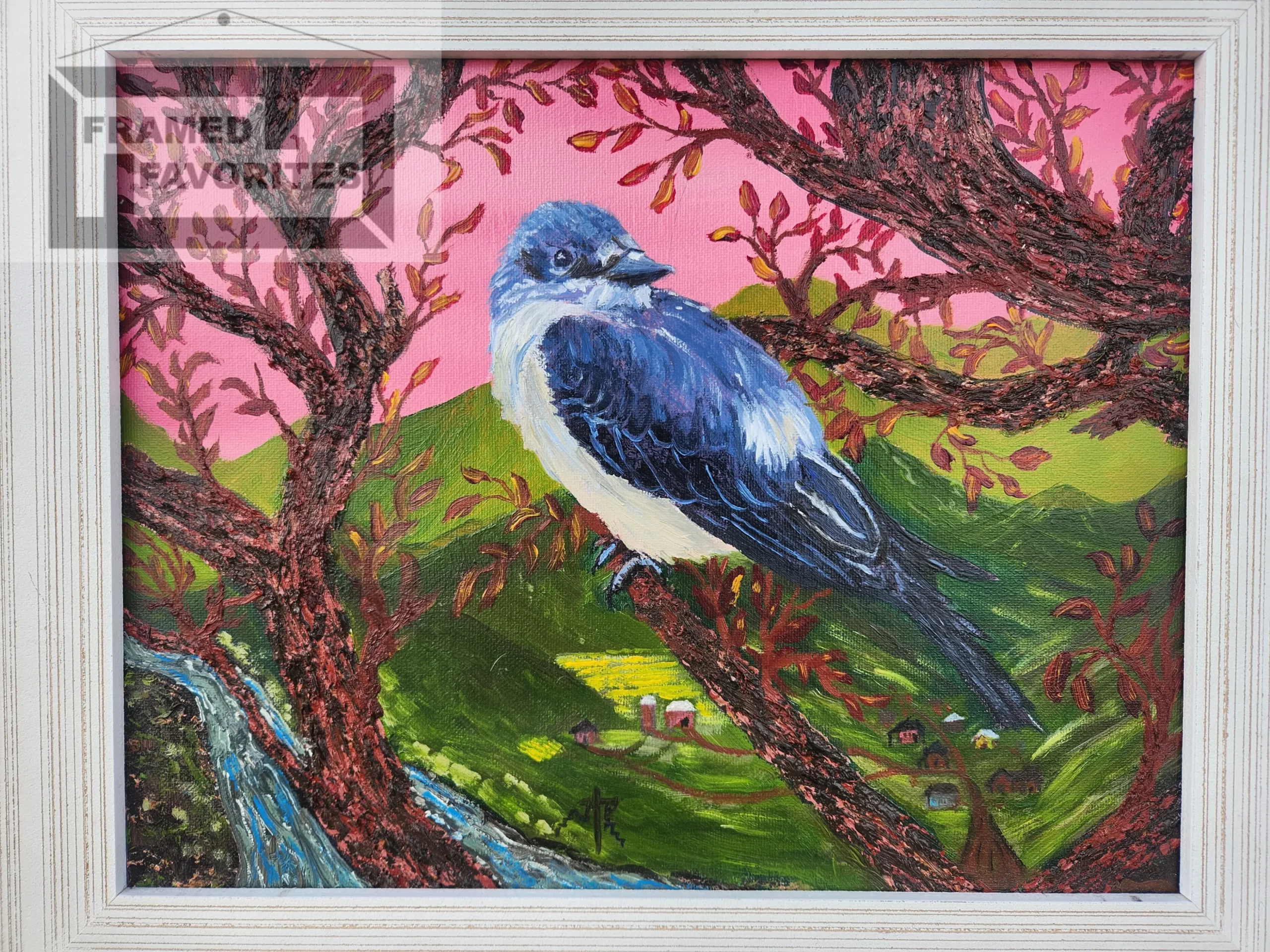 Texas Blue Bird by: John Peterson 2 Texas Blue Bird in Frame