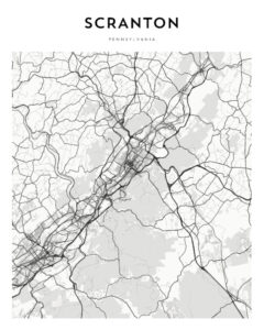 Scranton Map