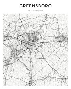 Greensboro Map