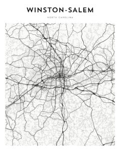 Winston-Salem Map