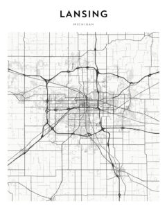 Lansing Map