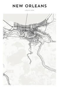 New Orleans Map