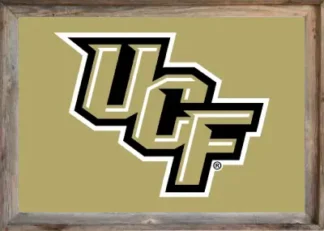 Framed UCF Flag